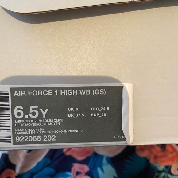 Army green high top Air Forces - Picture 6 of 6